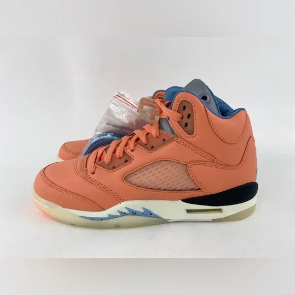 Nike X DJ Khaled Jordan 5 Crimson Bliss Youth Size 5Y-6.5Y GS Orange DV4983 641 - Picture 6 of 12